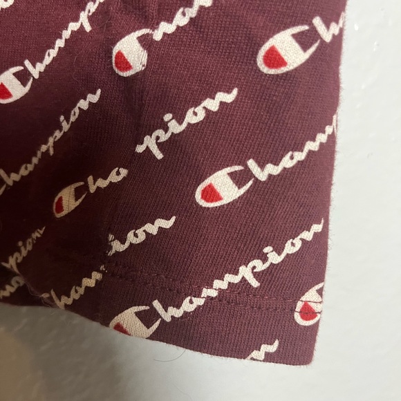 Maroon Champion Mens Retro T-shirt size Medium - Picture 6 of 14